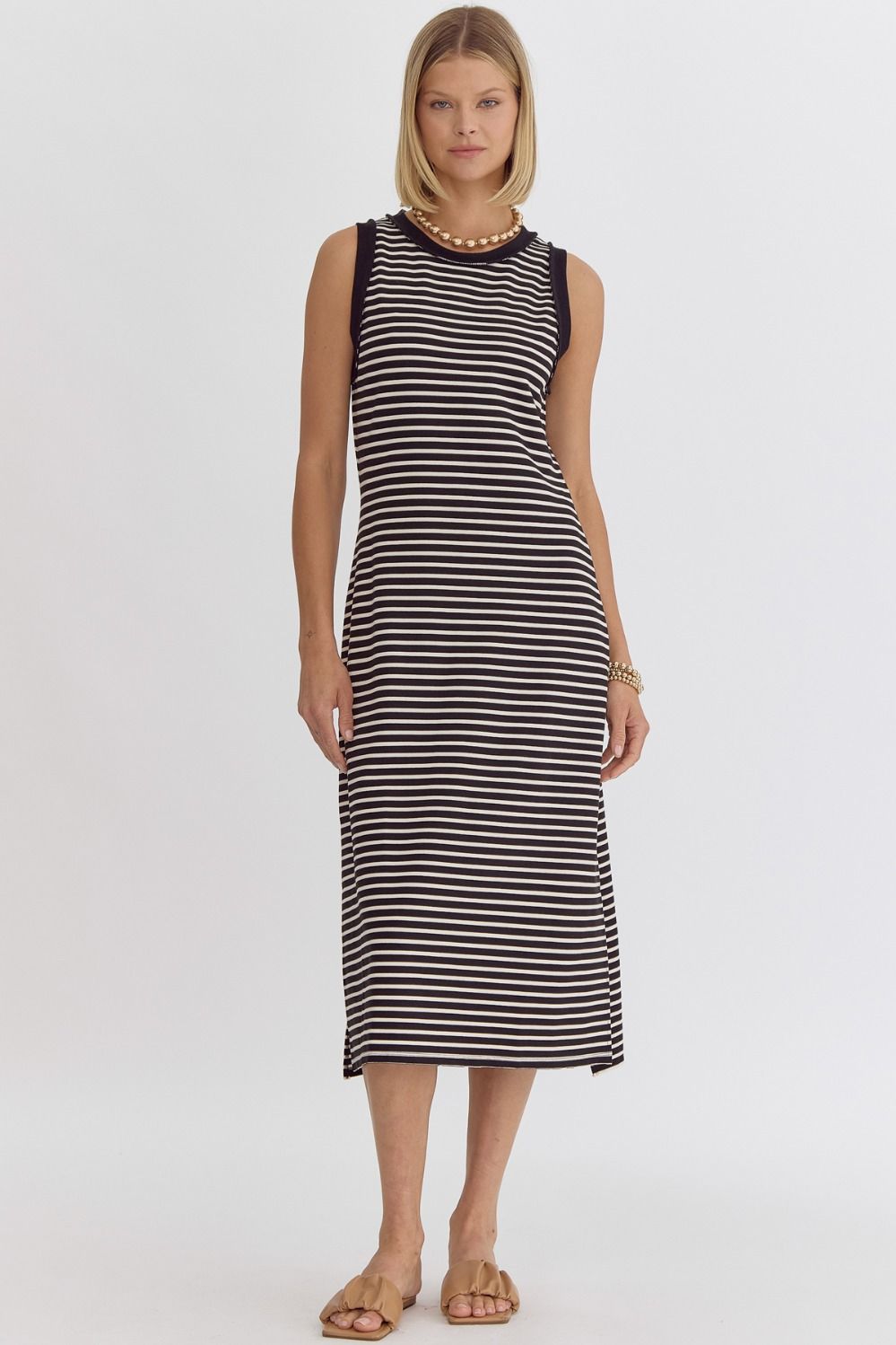 Striped Shirt Dress - Main & Monroe