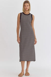 Striped Shirt Dress - Main & Monroe