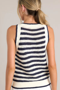 Striped Sweater Tank - Main & Monroe