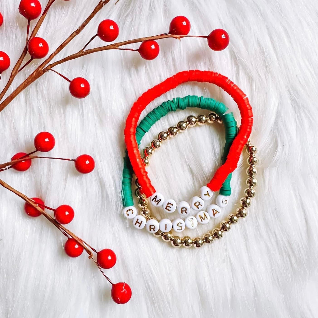 Merry Christmas Bracelet Set - Main & Monroe